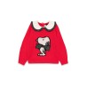 collar sweater with baloon cuff