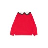 collar sweater with baloon cuff