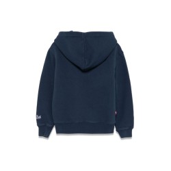 cotton fleece hoody with zipper