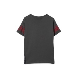 M/C EMBROIDERY RED FLAMES