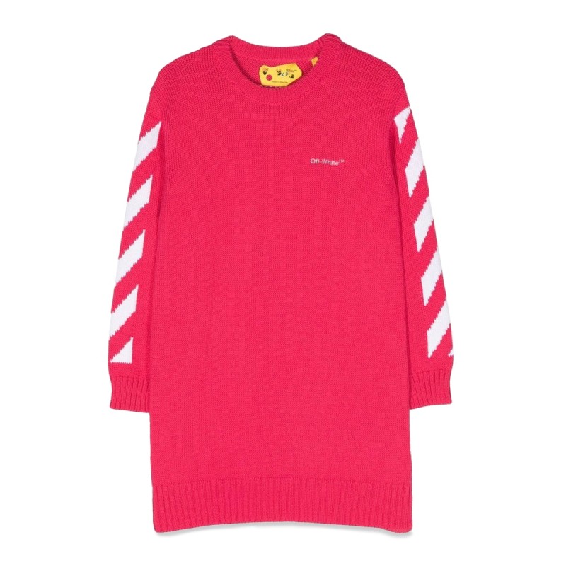 RUBBER ARROW KNIT DRESS