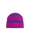 beanie logo stripes