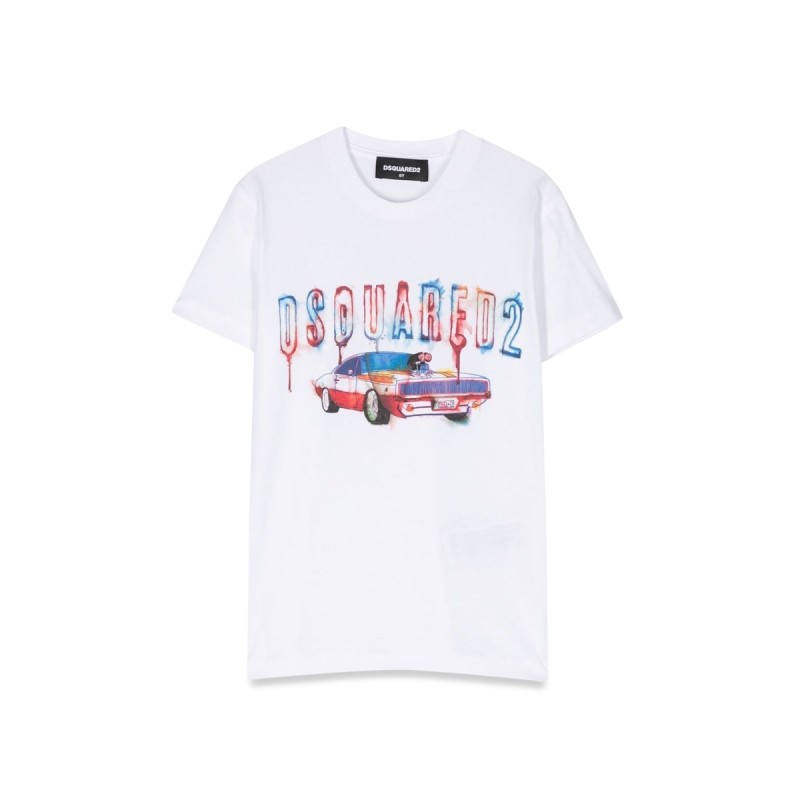 mc logo t-shirt and machine