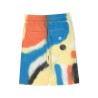 multicolor bermuda shorts side logo