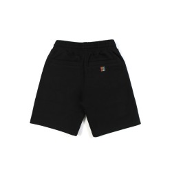 multicolor side logo bermuda shorts