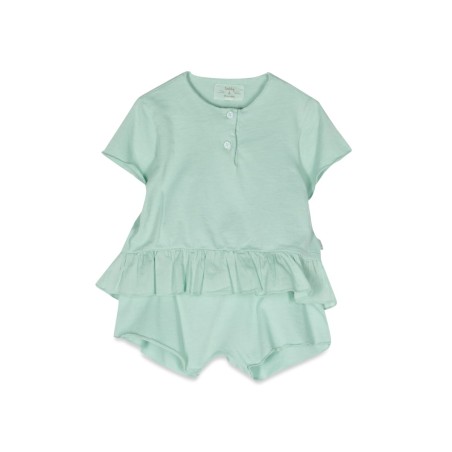 ruffled t-shirt and shorts set