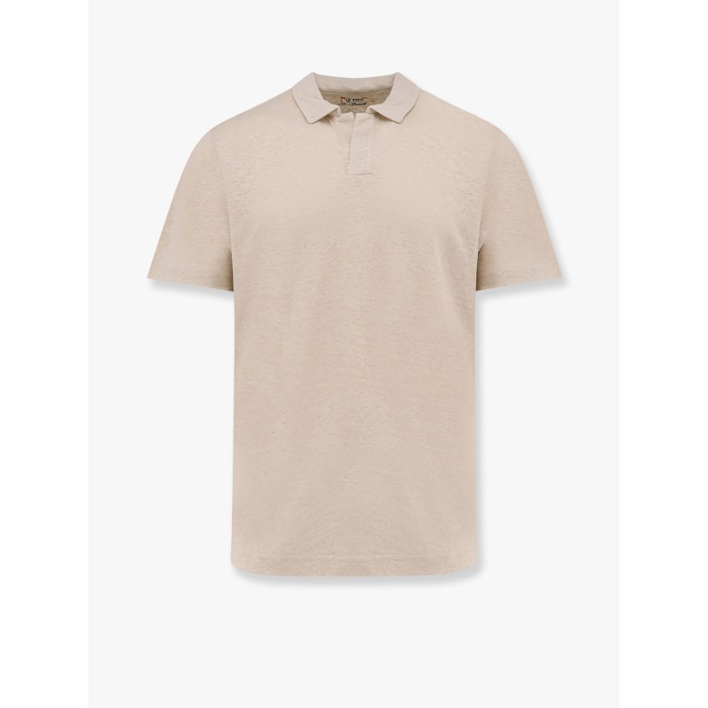 Fraser linen polo shirt