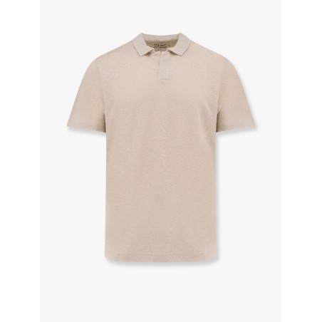 Fraser linen polo shirt