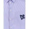 Dsquared2 Summer Lovers oversized striped cotton shirt