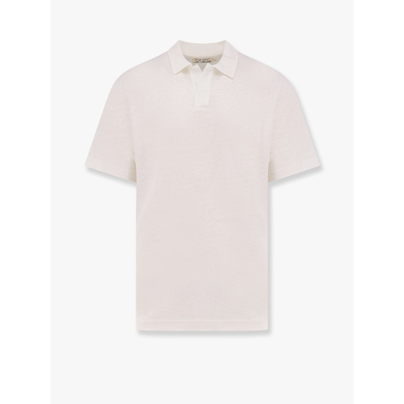 Fraser linen polo shirt