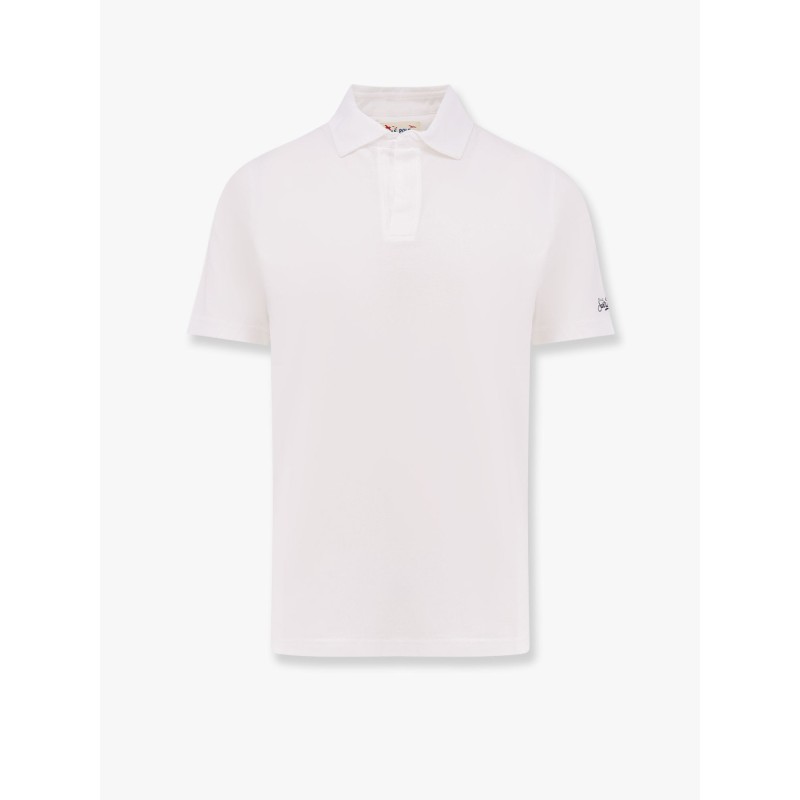 Brighton cotton polo shirt with Logo embroidery