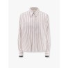 Striped cotton shirt with Monili detail