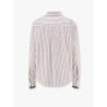 Striped cotton shirt with Monili detail