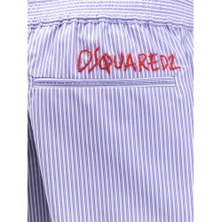 Dsquared2 Summer Lovers cotton popeline shorts