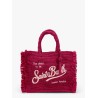Colette raffia handbag with Logo embroidery