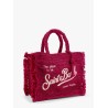 Colette raffia handbag with Logo embroidery
