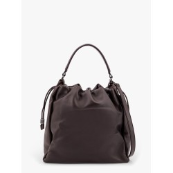 Mellow Bucket leather handbag with Monili detail