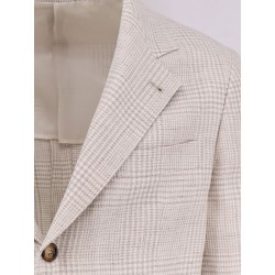 Linen, wool and silk blazer