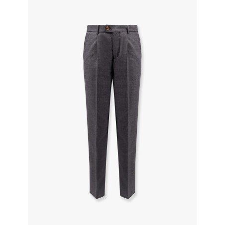 Virgin wool trousers with pinces