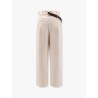 Reimagine by PINKO X Patrick McDowell cotton trousers with crossover and belt