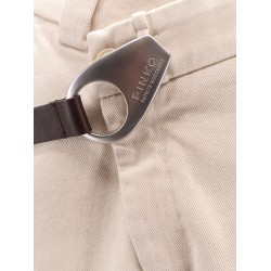 Reimagine by PINKO X Patrick McDowell cotton trousers with crossover and belt