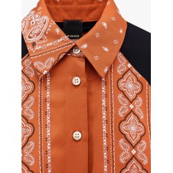 Clocks viscose shirt with bandana print