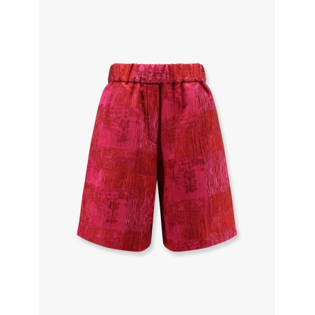 Pomy multicolor fabric shorts