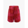 Pomy multicolor fabric shorts