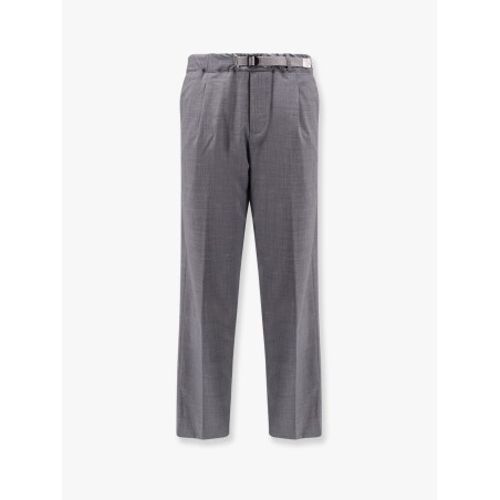 Alex wool blend trousers with enamelled detail