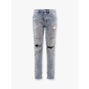 Light Indigo Paint Slim Fit Jeans