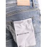 Light Indigo Paint Slim Fit Jeans
