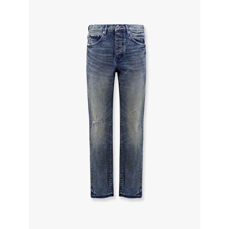 Rough Quartz Dirty Dark Indigo Slim Straight Jeans