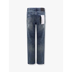 Rough Quartz Dirty Dark Indigo Slim Straight Jeans