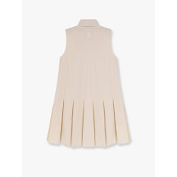 Cotton and silk mini chemisier dress