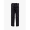 Black Raw Slim Straight Jeans