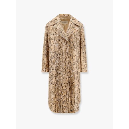 Ricca cotton coat with sequins embroidery