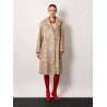 Ricca cotton coat with sequins embroidery