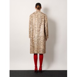 Ricca cotton coat with sequins embroidery