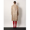 Ricca cotton coat with sequins embroidery