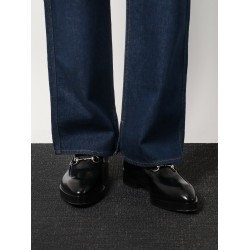 Leather loafers with Horsebit