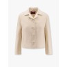 Wool and silk blazer with all-over GG motif