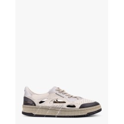 Low-top foam sneakers with lateral openwork