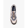 Low-top foam sneakers with lateral openwork