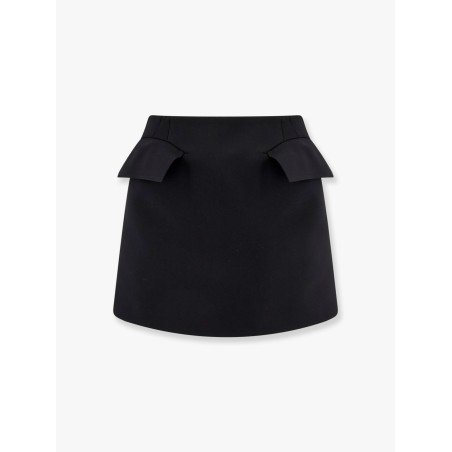 Mini lenght wool skirt