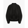 Draped padded bomber