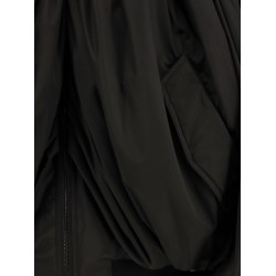 Draped padded bomber