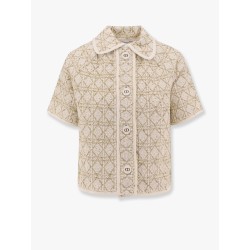 Canage Dior Or knitted blazer with Cannage lurex motif