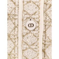 Canage Dior Or knitted blazer with Cannage lurex motif
