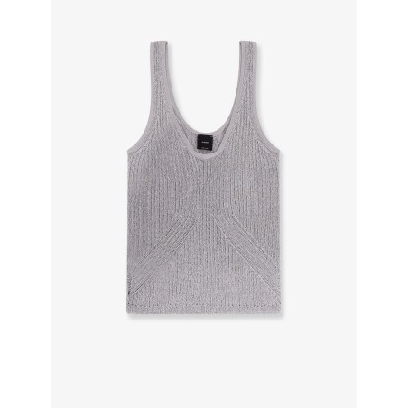 Noha viscose and metallized fibre tank top