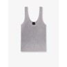 Noha viscose and metallized fibre tank top